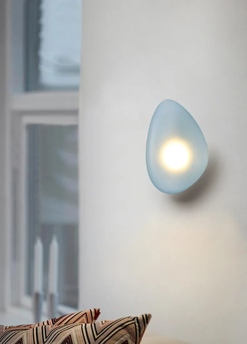 Modern Glass Wall Lamp Artistic Colored Acrylic Design - Product detail 10