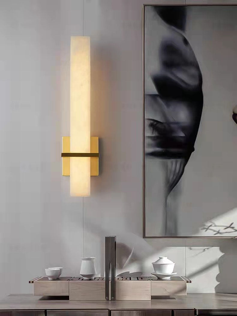 Modern LED Wall Lamp Vertical Bar Design in White - Product detail 5