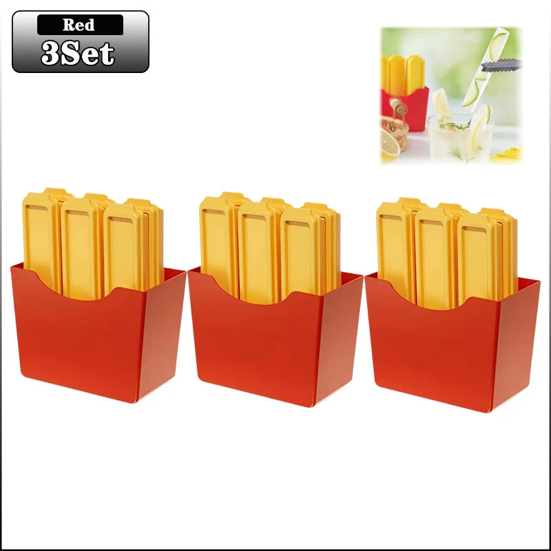 Long Ice Stick Mold Slim Silicone French Fries Design - Product detail 16