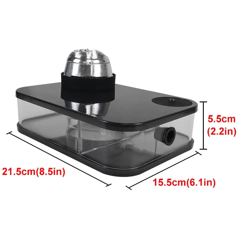 Modern Portable Hookah LED Illuminated Acrylic Design - Detailed view