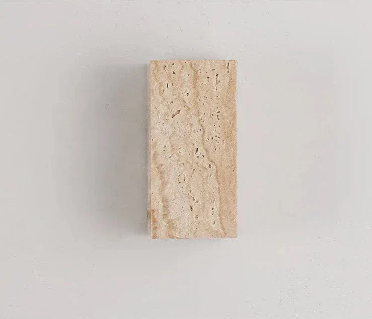 Modern Stone Wall Light Natural Travertine Finish - Product detail 17