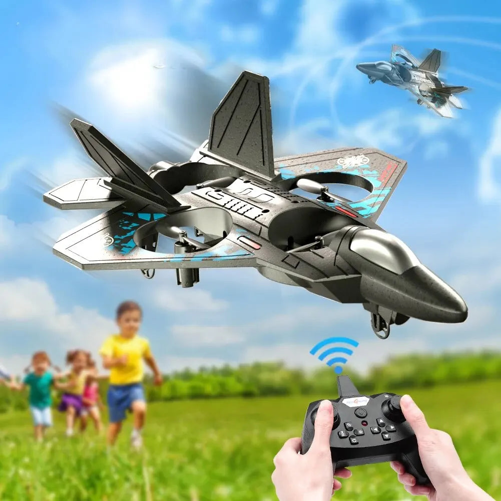 RC Fighter Drone  Quad Motor Gravity Sensor Aircraft - Product showcase