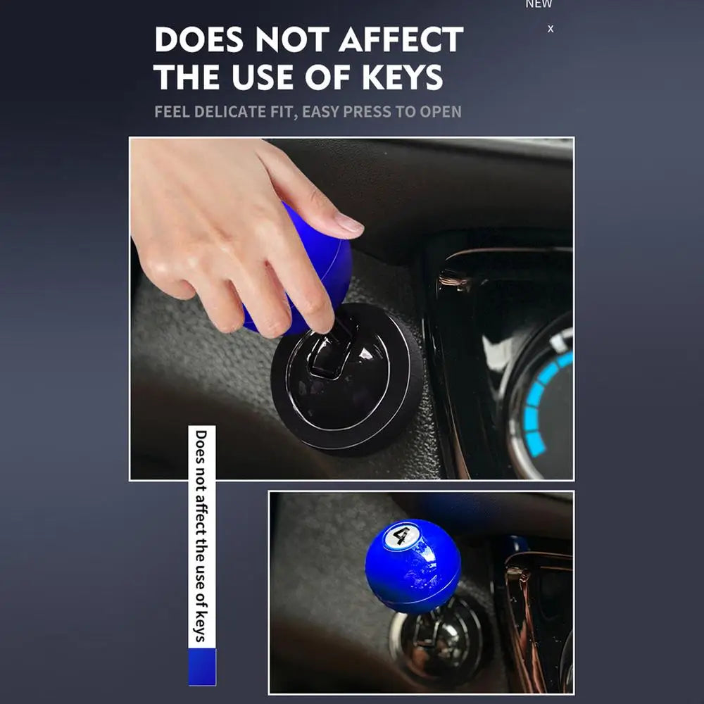 Car Start Button Joystick Billiard Ball Design Push Start Cover - Product detail 6