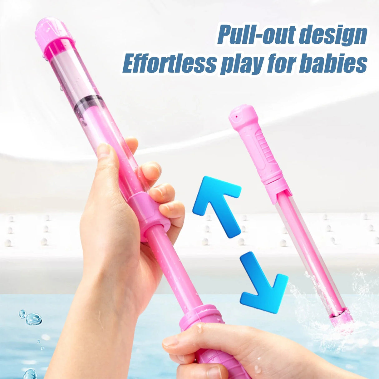 Summer Water Blaster Pull-Out Sprayer with Multi-Color Design - Product detail 4