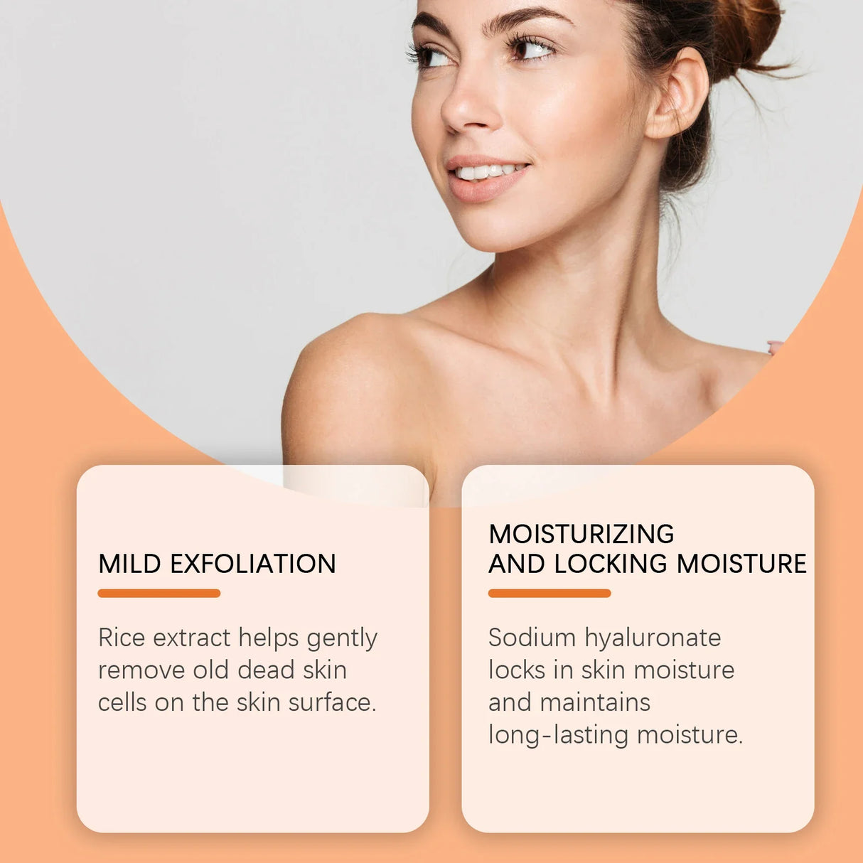 Rice Extract Exfoliating Gel  Gentle Pore Cleansing Formula - Detailed view
