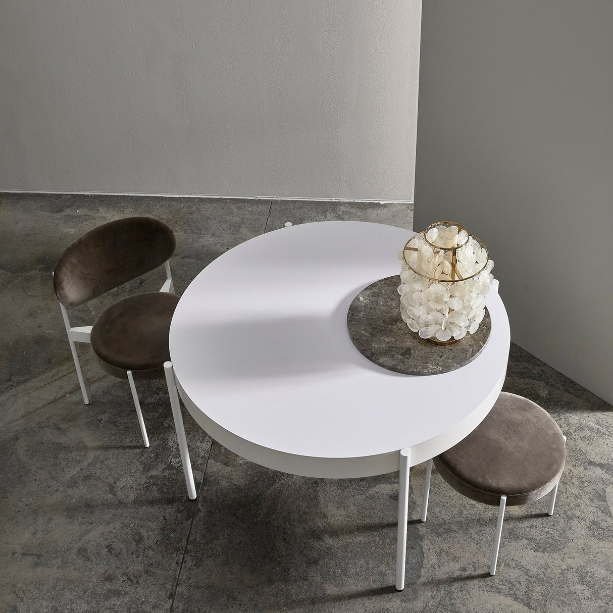 Seashell Table Lamp Mother of Pearl Cascading Design - Product detail 21