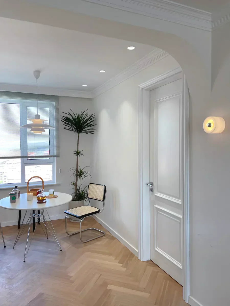 Modern Glass Wall Light Circular LED Ring Design - Product detail 12