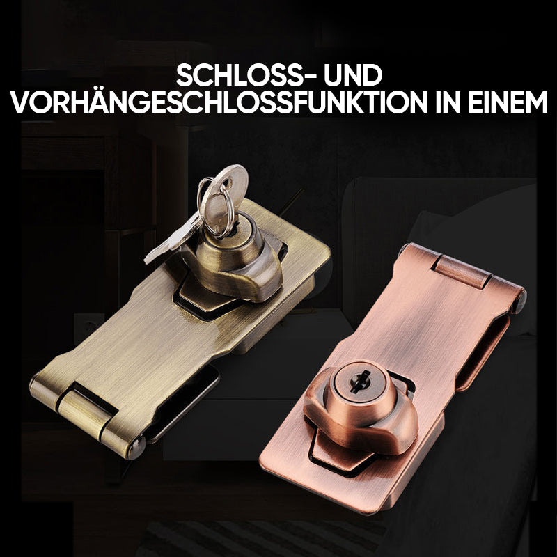 Keyed Door Lock Heavy Duty Zinc Alloy Hasp Lock - Detailed view