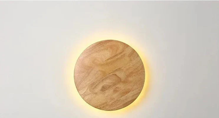 Modern Wooden Wall Light Natural Aluminum Finish - Product detail 18