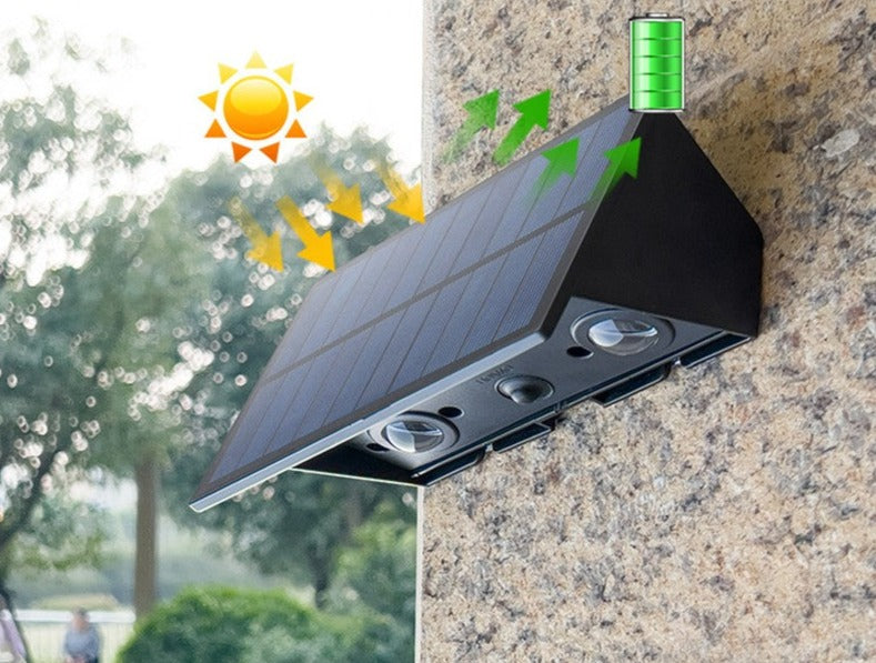 Solar Motion Sensor Wall Light  Waterproof LED Outdoor Lamp - Product detail 7
