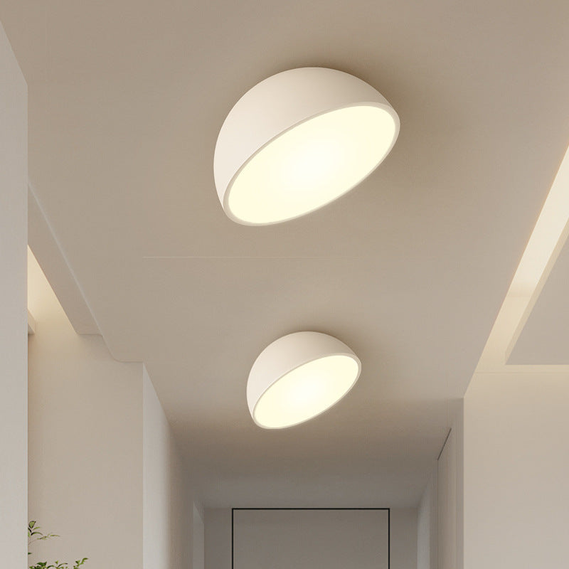 Modern Semicircular Ceiling Light Sleek Metal Hemisphere Design - Product detail 4