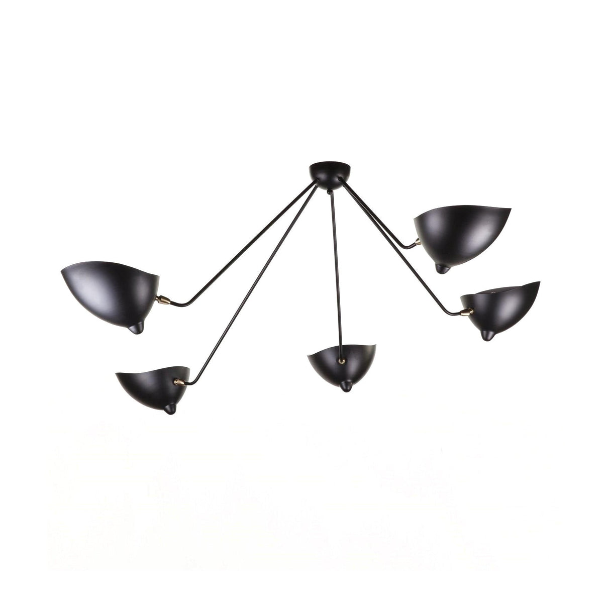 Modern Spider Ceiling Lamp 5-Arm Adjustable Metal Design - Product detail 48