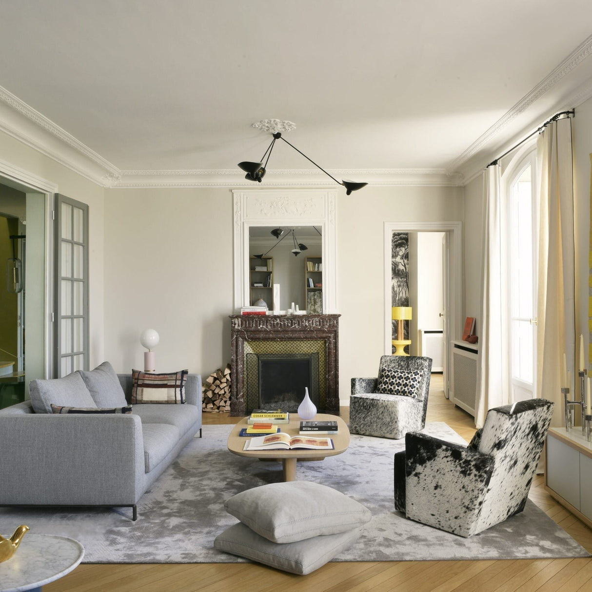 Modern Spider Ceiling Lamp 5-Arm Adjustable Metal Design - Product detail 21