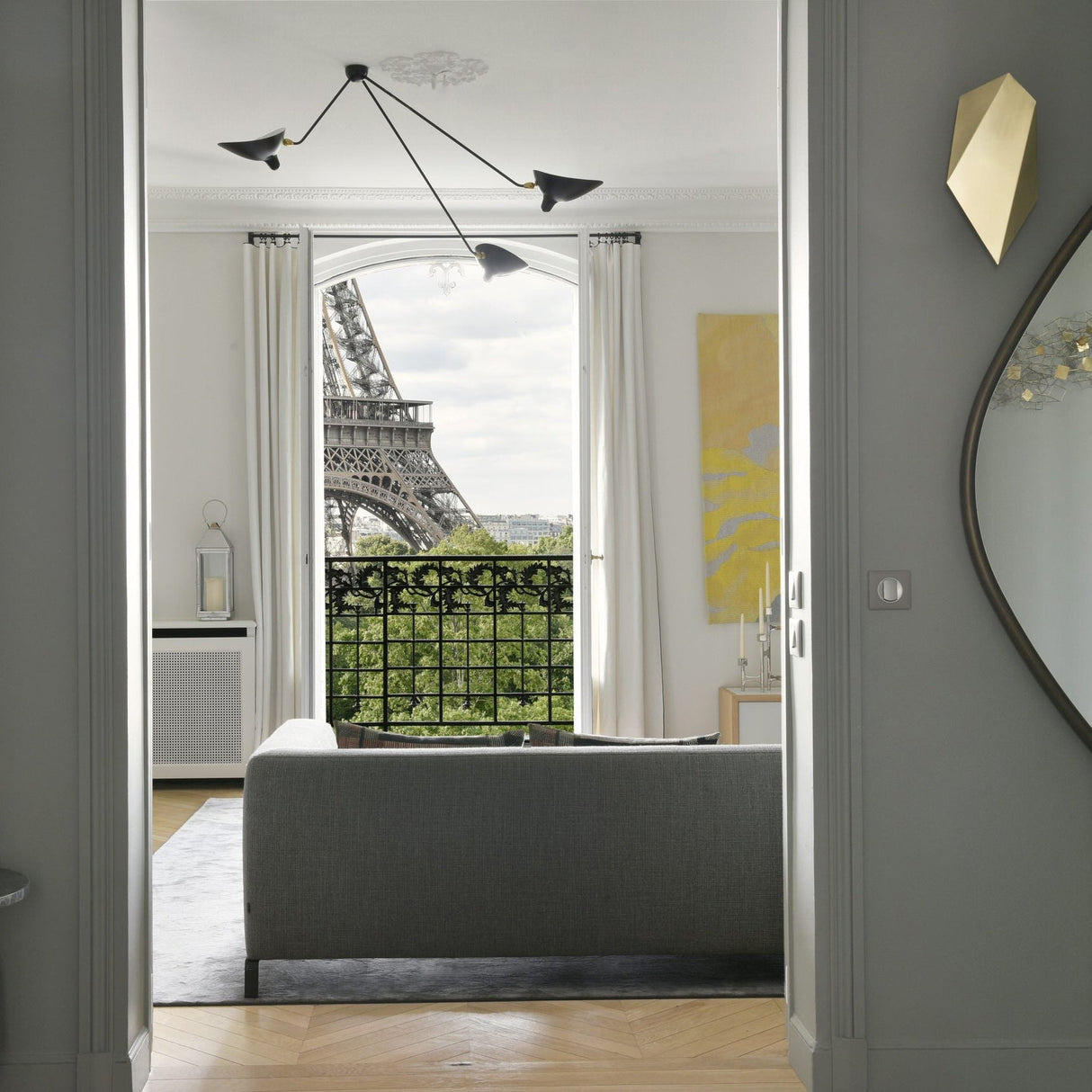 Modern Spider Ceiling Lamp 5-Arm Adjustable Metal Design - Product detail 30