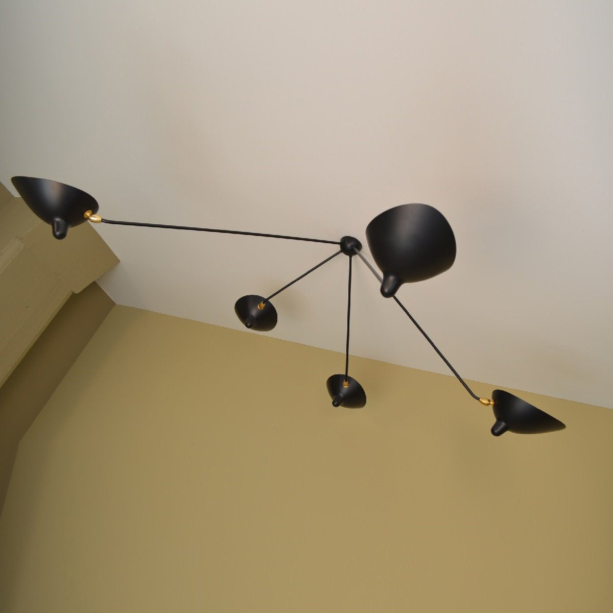Modern Spider Ceiling Lamp 5-Arm Adjustable Metal Design - Product detail 16