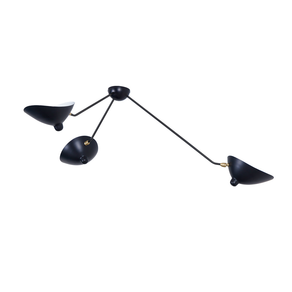 Modern Spider Ceiling Lamp 5-Arm Adjustable Metal Design - Product detail 47