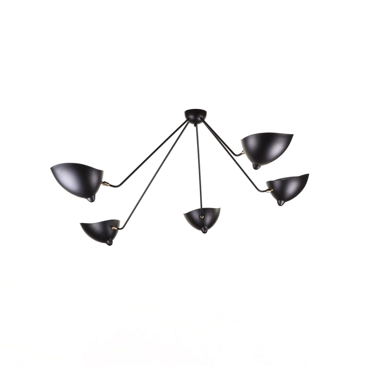 Modern Spider Ceiling Lamp 5-Arm Adjustable Metal Design - Product detail 51