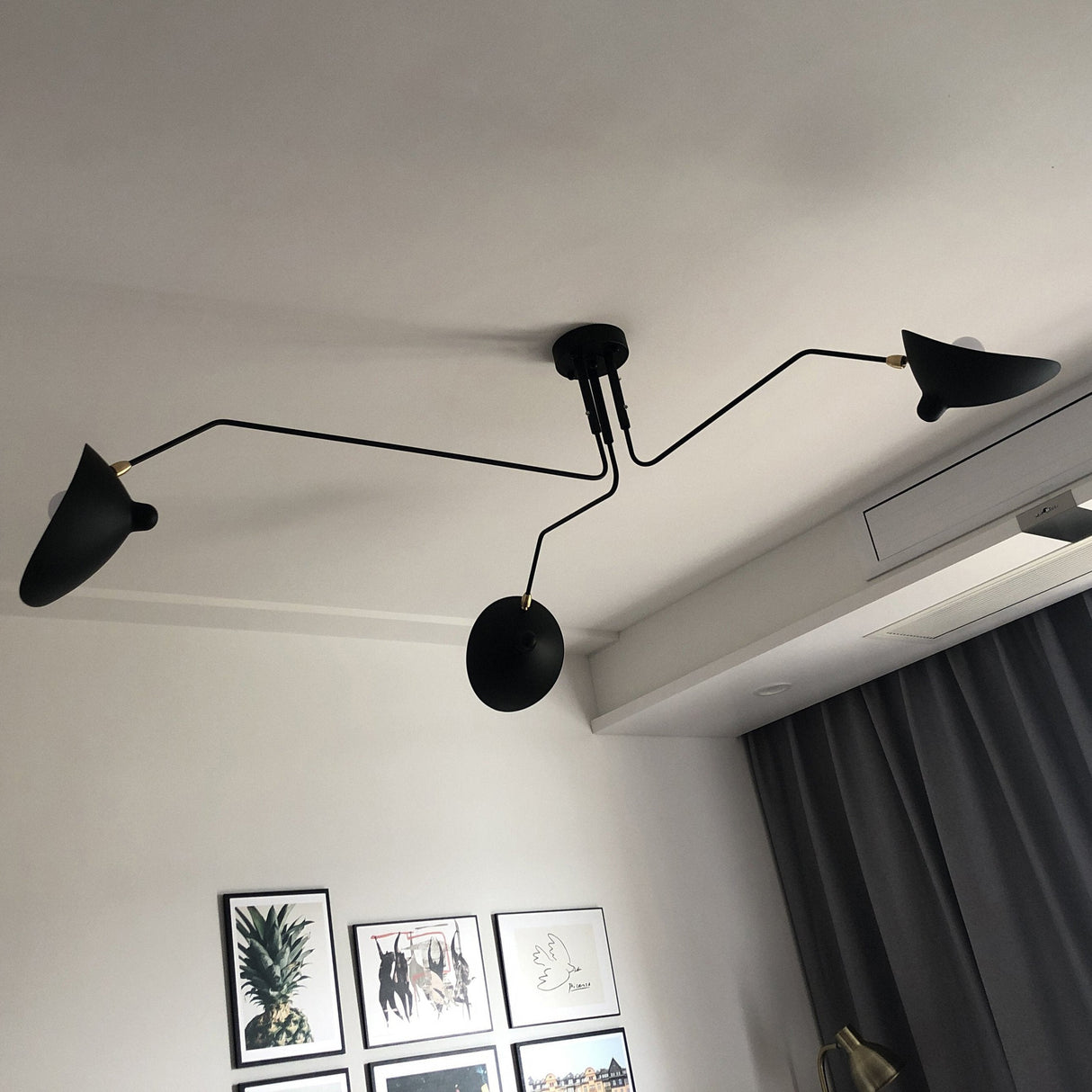 Modern Ceiling Light 3-Arm Adjustable Design - Product detail 12
