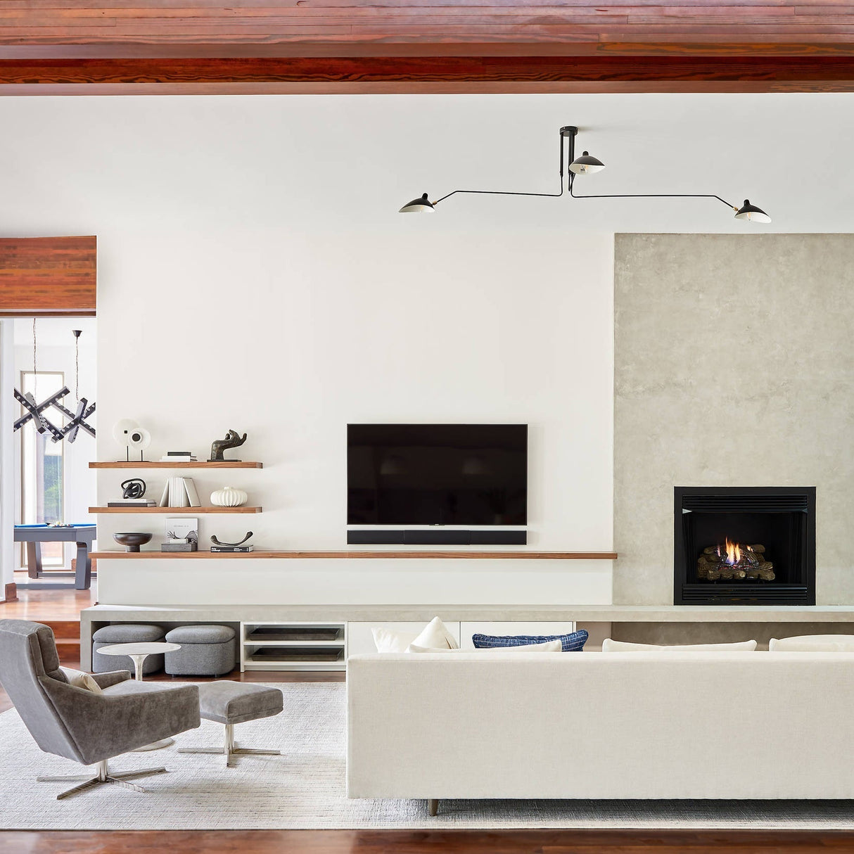 Modern Ceiling Light 3-Arm Adjustable Design - Product detail 4