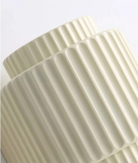 Modern Wall Sconce  Ribbed Resin Design - Product detail 15