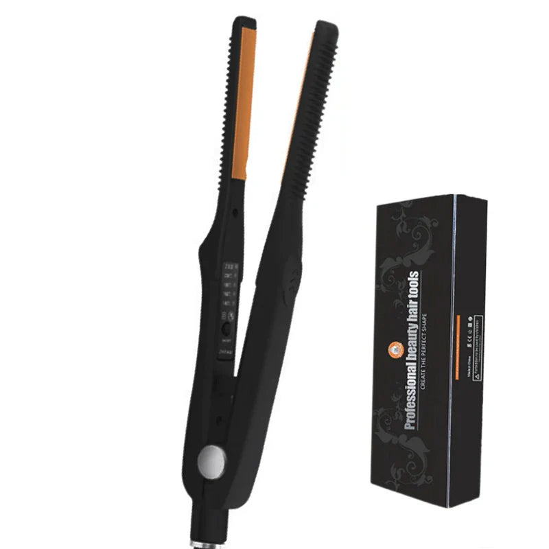 Mini Hair Straightener And Curler Ceramic Tourmaline 2-in-1 Styler - Product detail 8