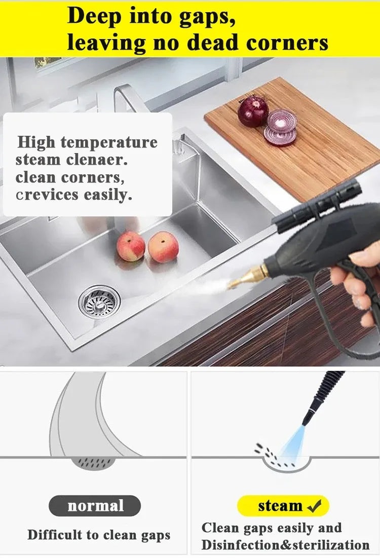 Professional Steam Cleaner  2600W High Pressure Deep Clean System - Product detail 10