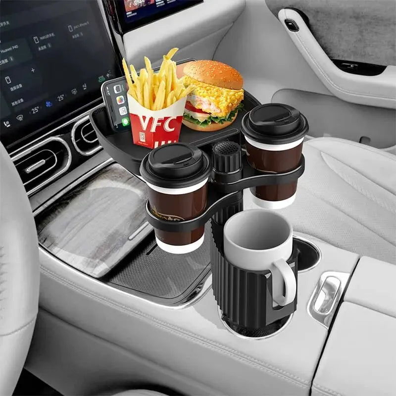 Car Cup Holder Expander Multi-Function Food Drink Tray - Product detail 6