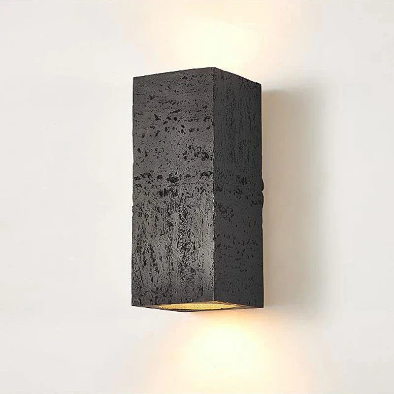 Modern Cement Wall Light Textured Concrete Sconce - Product example