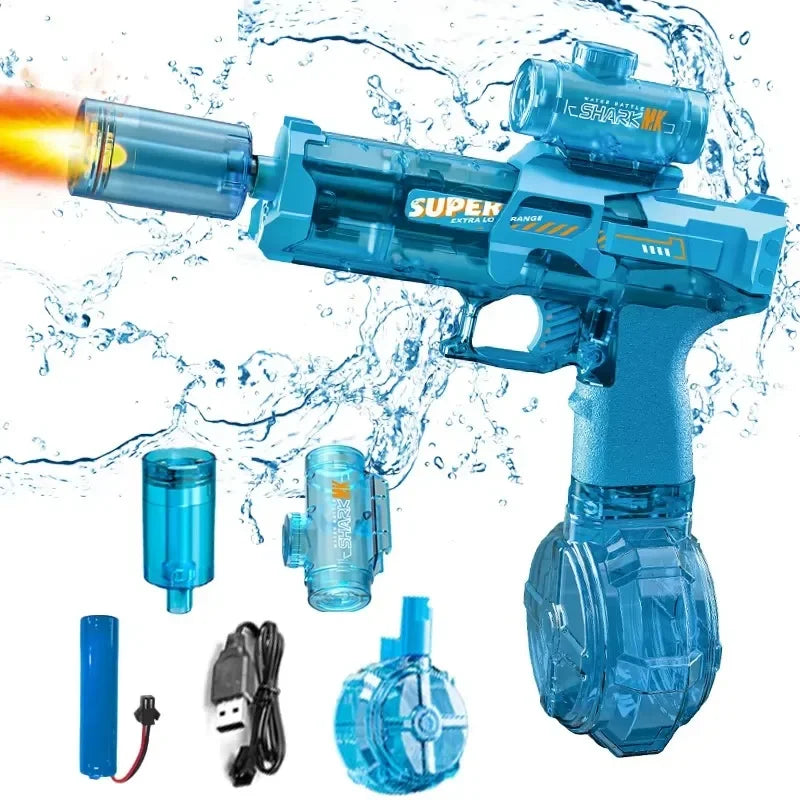 LED Water Gun  Automatic Electric Blaster With Light Effects - Product detail 8