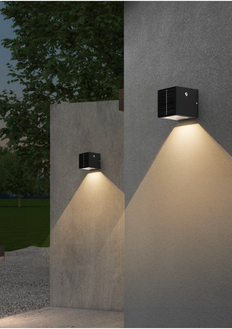 Modern Solar Wall Light  Automatic LED Outdoor Lamp - Detailed view