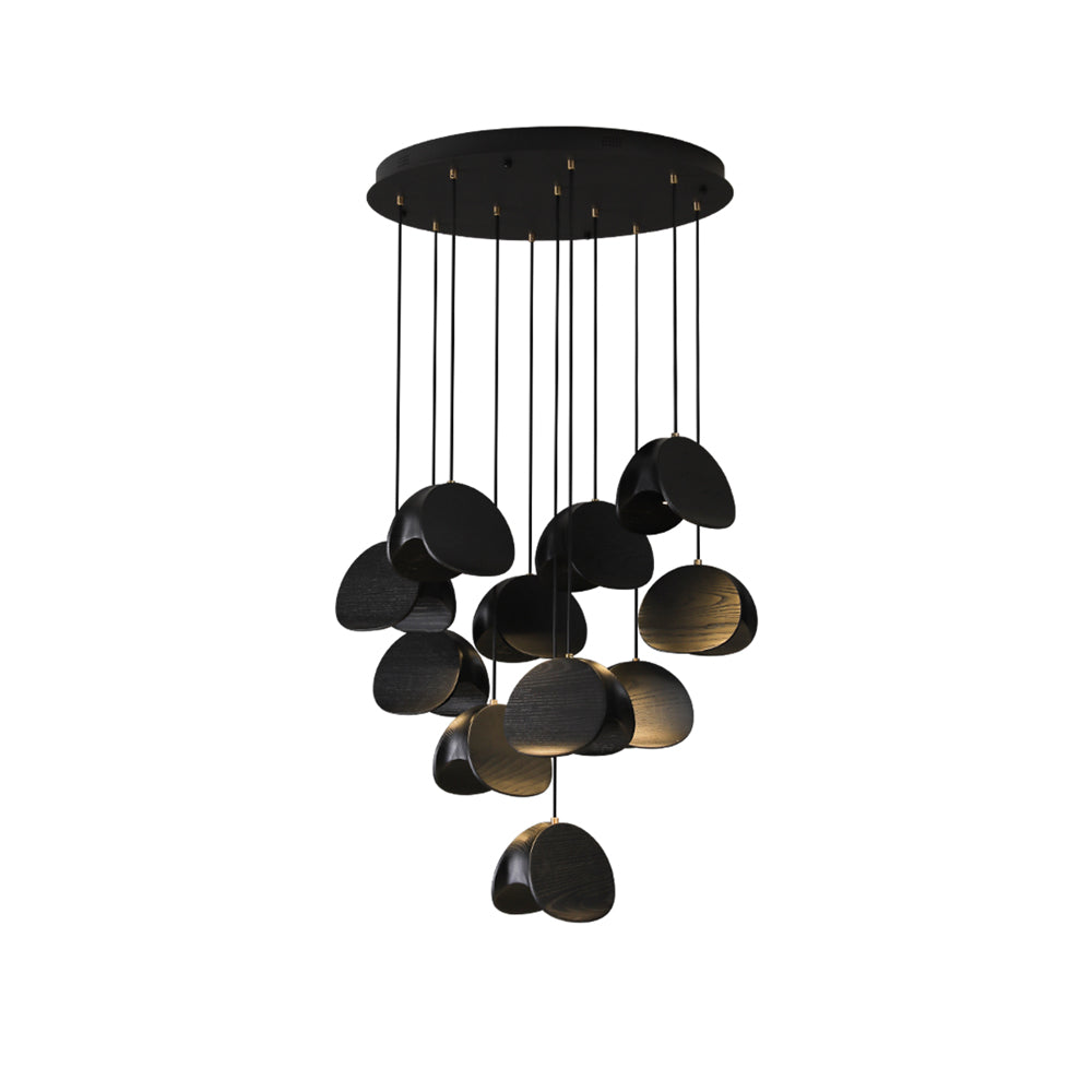 Modern Wooden Pendant Light  Multi-Head Cluster Design - Product detail 39