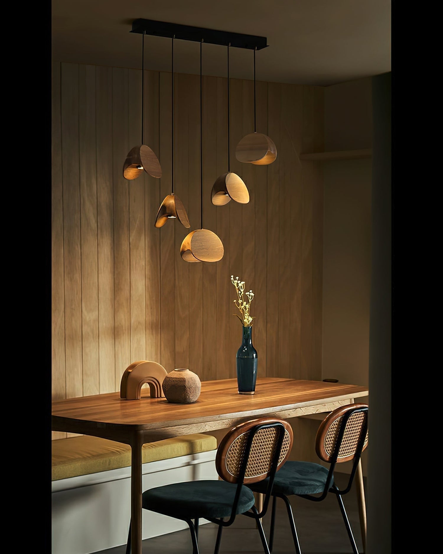 Modern Wooden Pendant Light  Multi-Head Cluster Design - Product detail 20