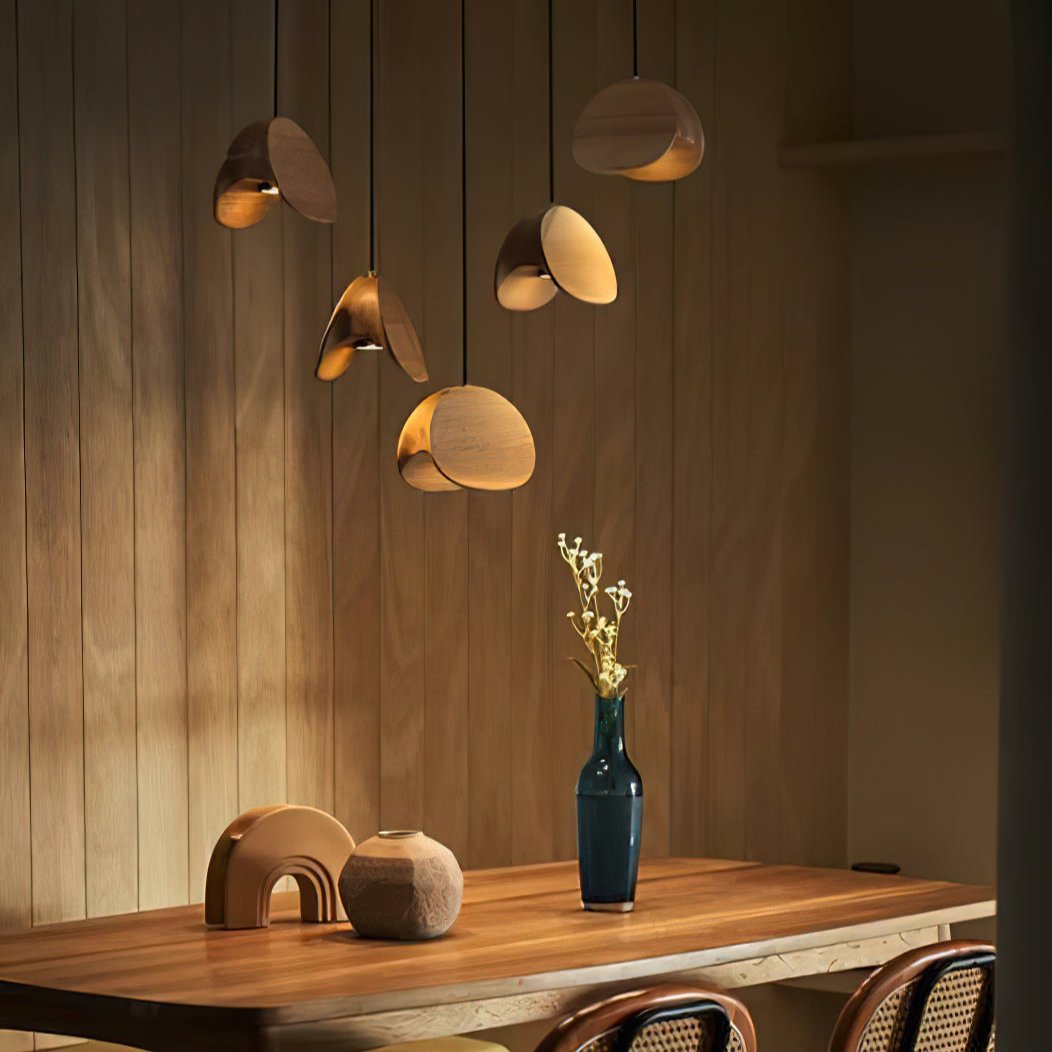 Modern Wooden Pendant Light  Multi-Head Cluster Design - Product detail 6