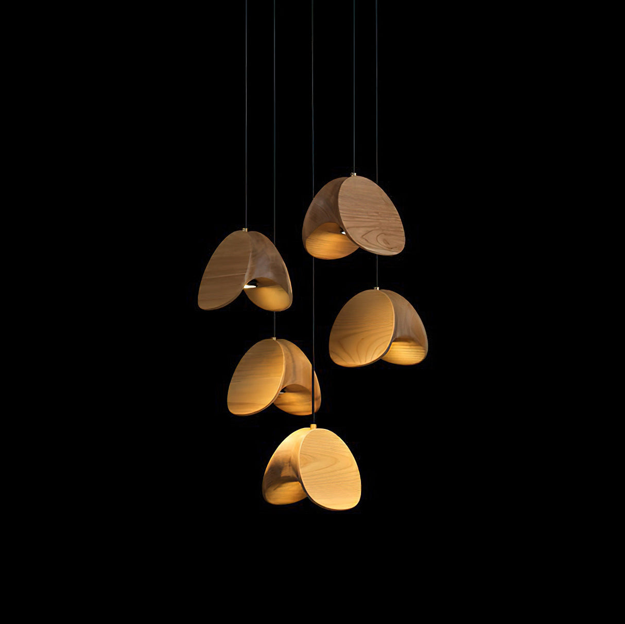 Modern Wooden Pendant Light  Multi-Head Cluster Design - Product detail 23