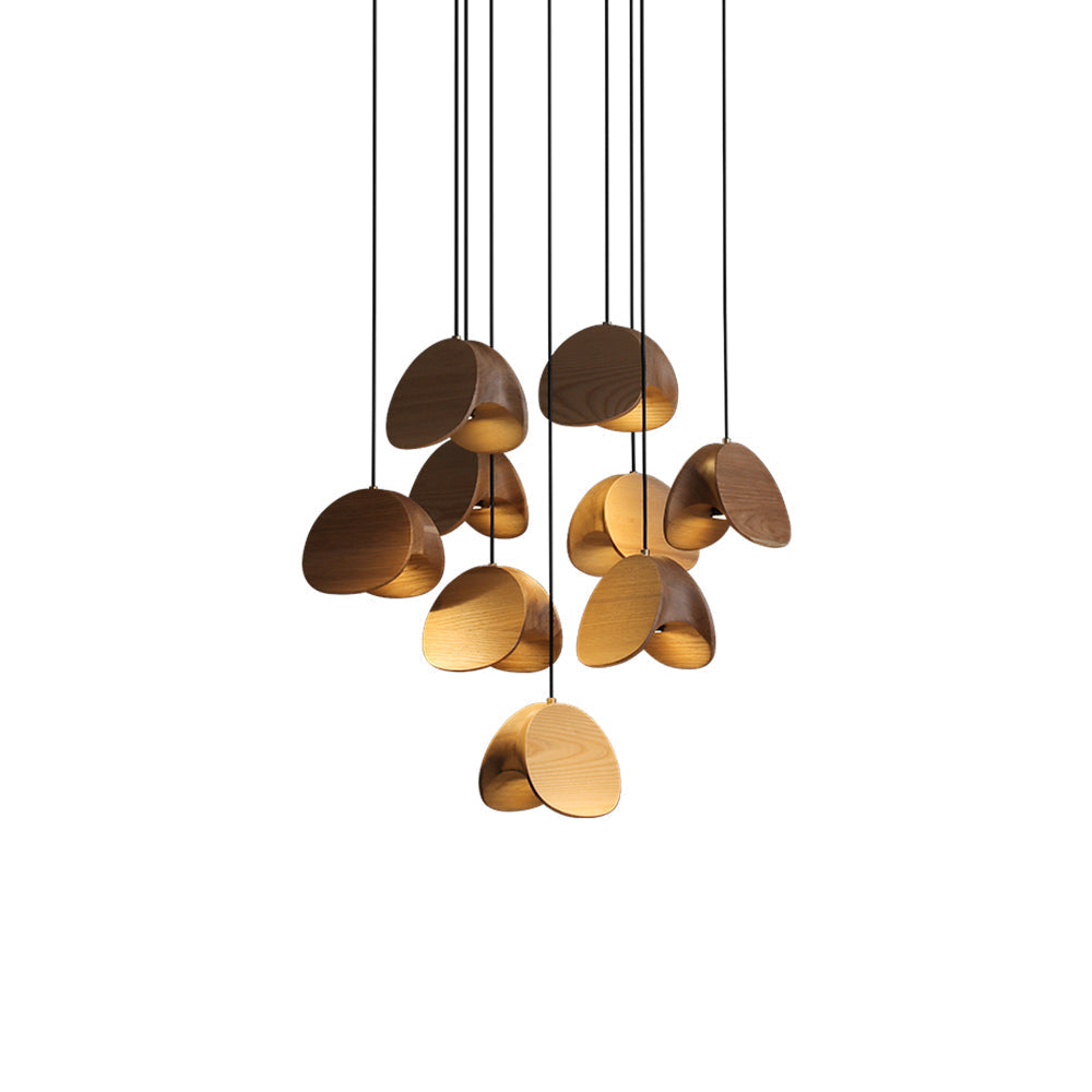 Modern Wooden Pendant Light  Multi-Head Cluster Design - Product detail 25