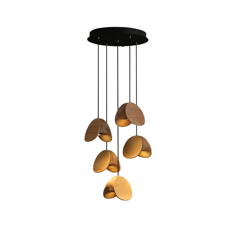 Modern Wooden Pendant Light  Multi-Head Cluster Design - Product detail 43