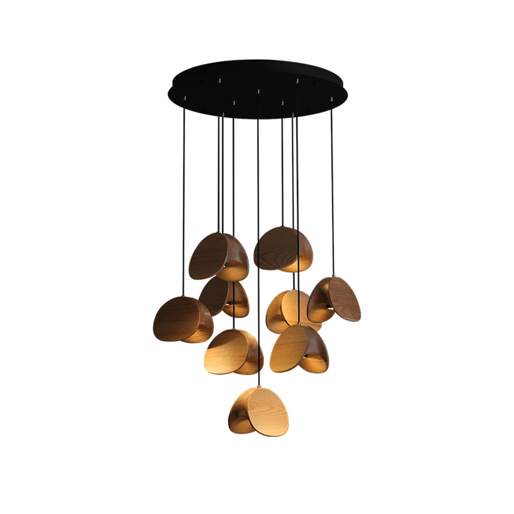 Modern Wooden Pendant Light  Multi-Head Cluster Design - Product detail 45