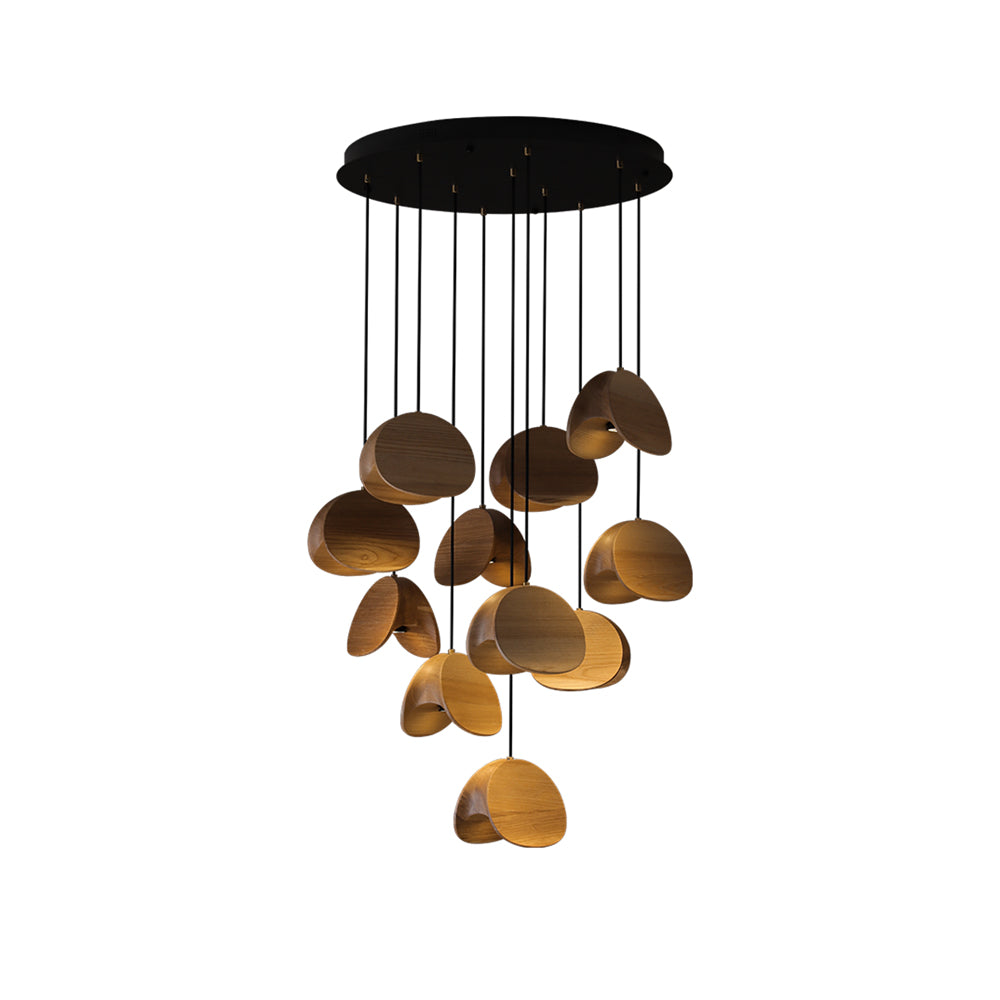 Modern Wooden Pendant Light  Multi-Head Cluster Design - Product detail 46