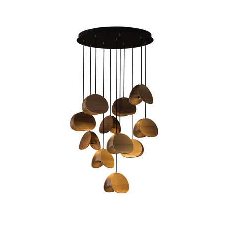 Modern Wooden Pendant Light  Multi-Head Cluster Design - Product detail 46