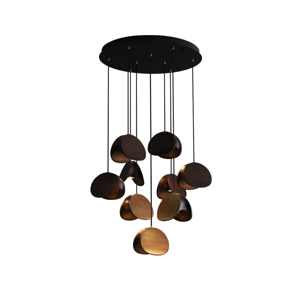 Modern Wooden Pendant Light  Multi-Head Cluster Design - Product detail 31