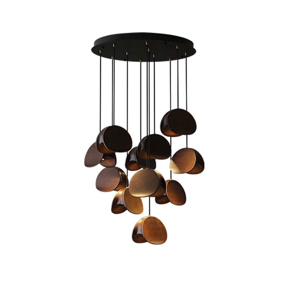 Modern Wooden Pendant Light  Multi-Head Cluster Design - Product detail 32
