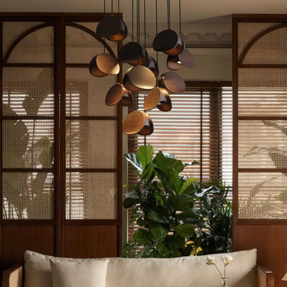 Modern Wooden Pendant Light  Multi-Head Cluster Design - Product detail 9