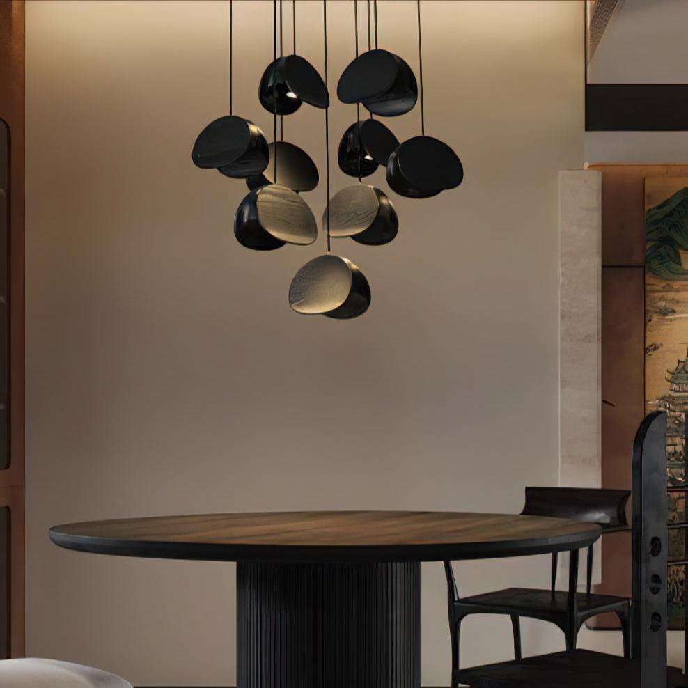 Modern Wooden Pendant Light  Multi-Head Cluster Design - Product detail 11