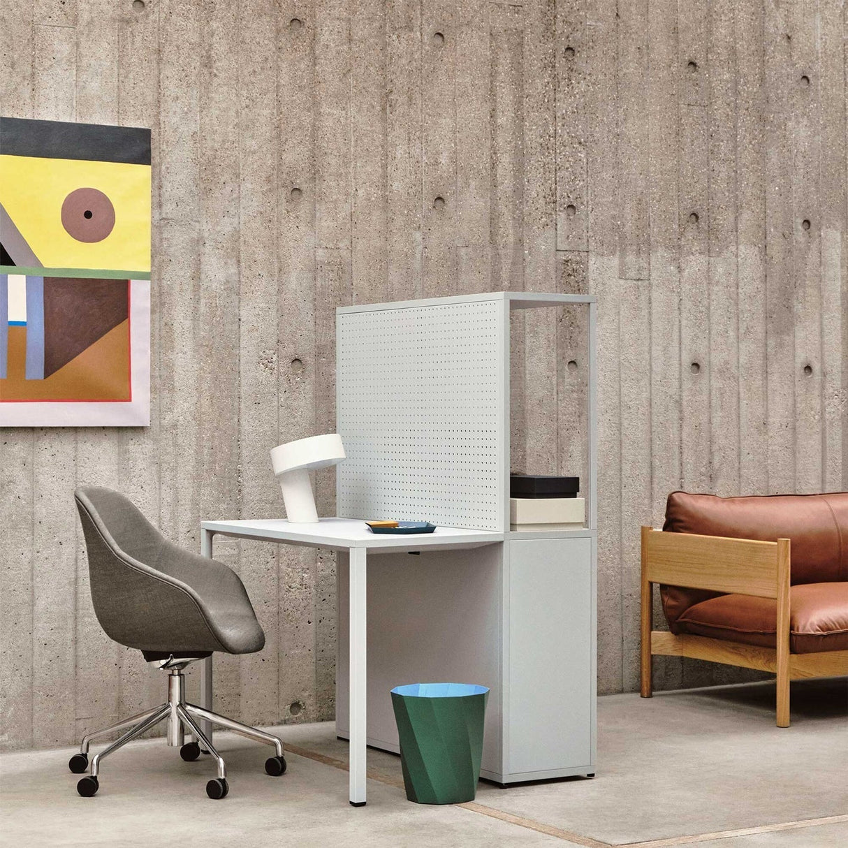 Modern Table Lamp Slanted Metal Design - Product detail 8