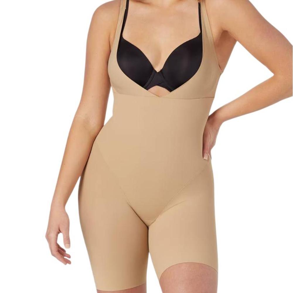 Seamless Slimming Bodysuit Ultra-Stretch Shapewear With Open Bust Design - Product detail 8
