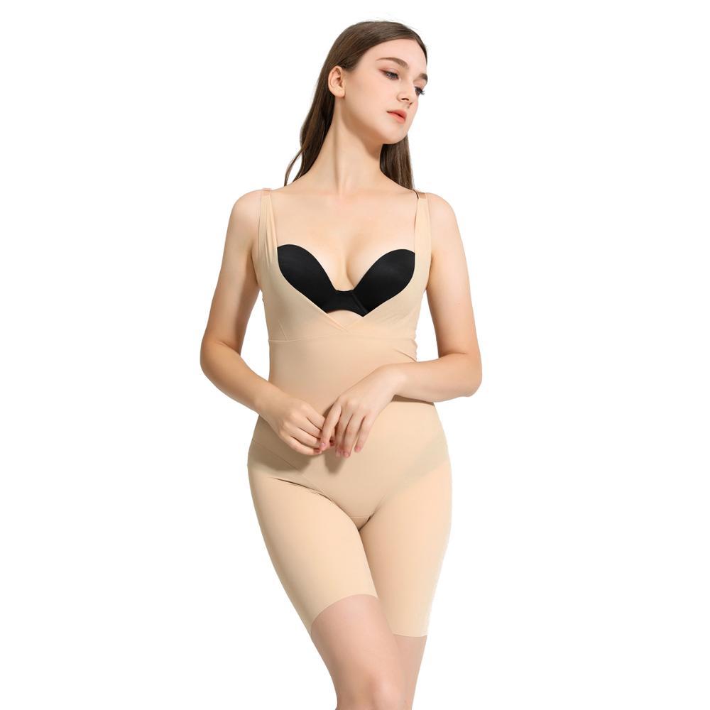 Seamless Slimming Bodysuit Ultra-Stretch Shapewear With Open Bust Design - Product example
