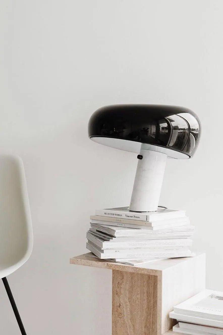 Modern Marble Table Lamp  White Carrara Base Design - Product detail 27