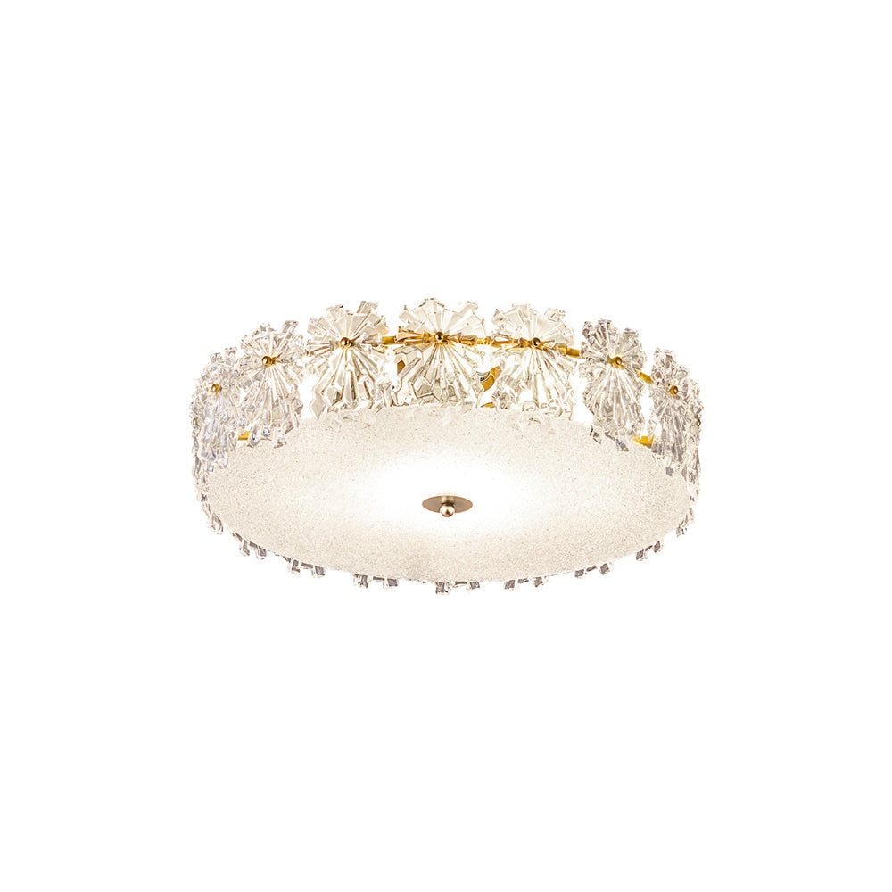 Crystal Ceiling Light Snowflake Glass Design - Product detail 16