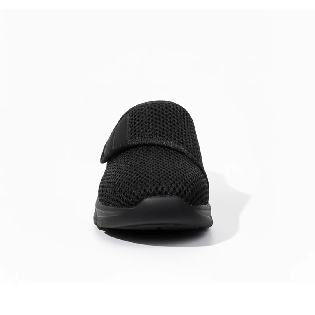 Womens Adjustable Mesh Slippers Velcro Closure For Sensitive Feet - Product example