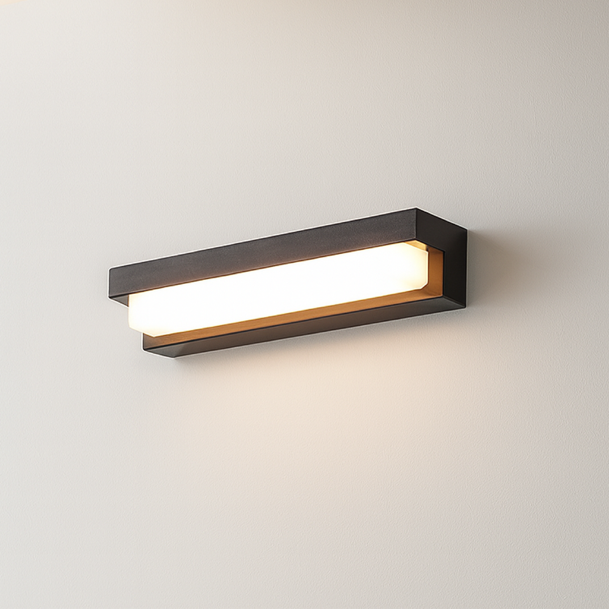 Modern Solar Wall Light Minimalist LED Outdoor Sconce - Product detail 6